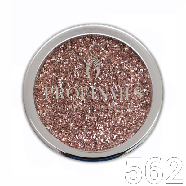 Profinails Cosmetic Glitter No. 562 (Rose Gold 02)