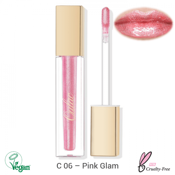 Oulac Crystal Shine lip-gloss lesk na pery 4.5ml No.C06 Pink Glam