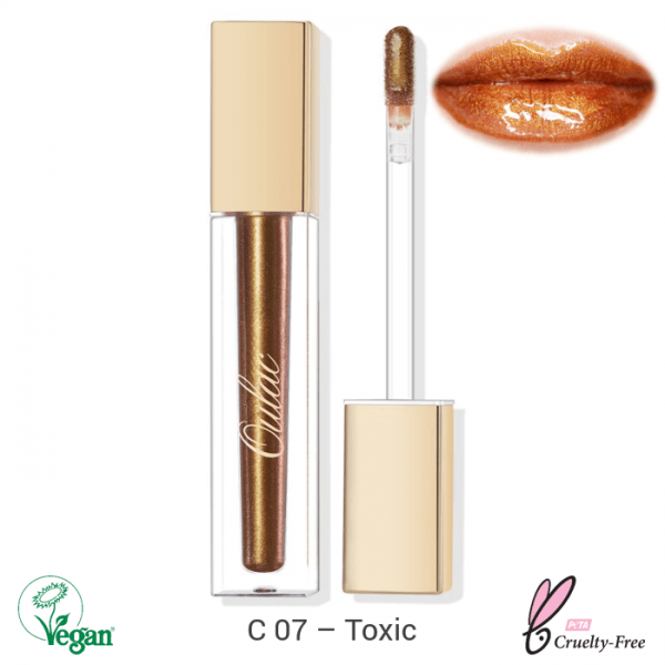 Oulac Crystal Shine lip-gloss lesk na pery 4.5ml No.C07 Bronze/Toxic