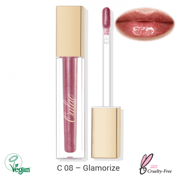 Oulac Crystal Shine lip-gloss lesk na pery 4.5ml No.C08 Glamorize