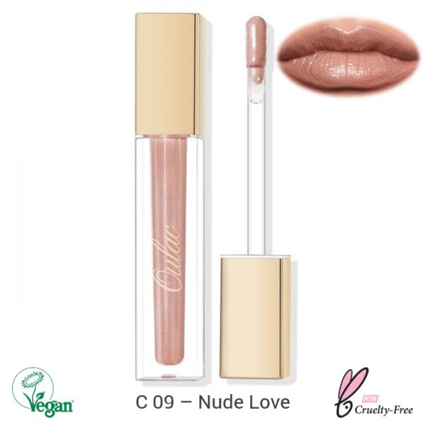 Oulac Crystal Shine lip-gloss lesk na pery 4.5ml No.C09 Nude Love